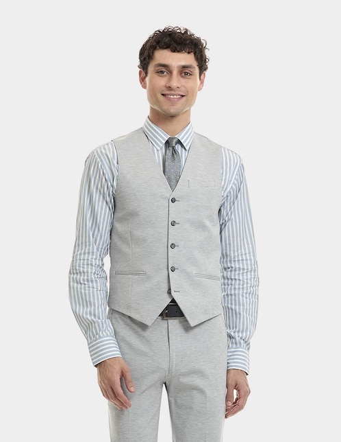 Chaleco Vittorio Forti con bolsillos para hombre