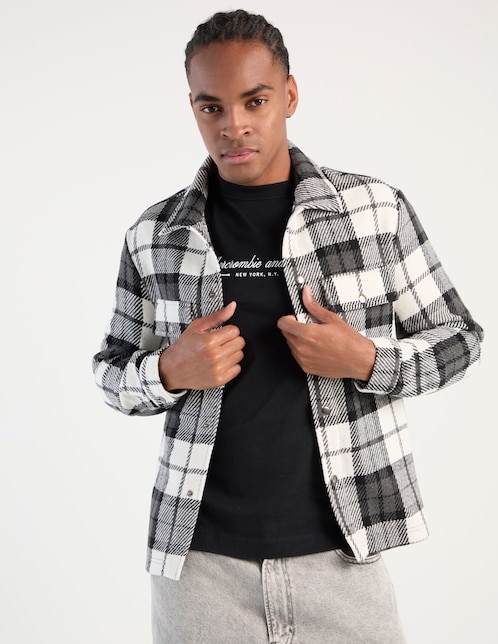 Sobrecamisa casual Jack & Paul manga larga para hombre