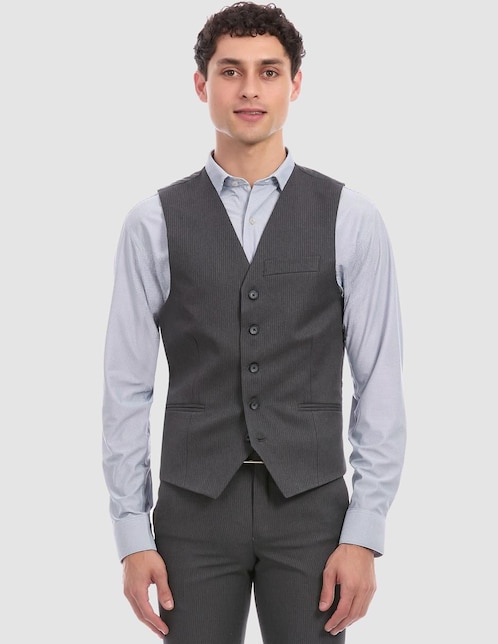 Chaleco Vittorio Forti con bolsillos para hombre