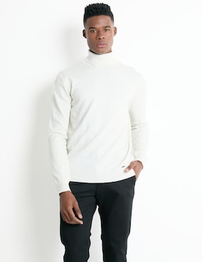 Suéter Atelier cuello tortuga para hombre