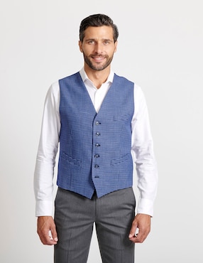 Chaleco Chaps con bolsillos para hombre