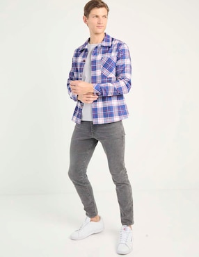 Sobrecamisa casual Jack & Paul manga larga para hombre
