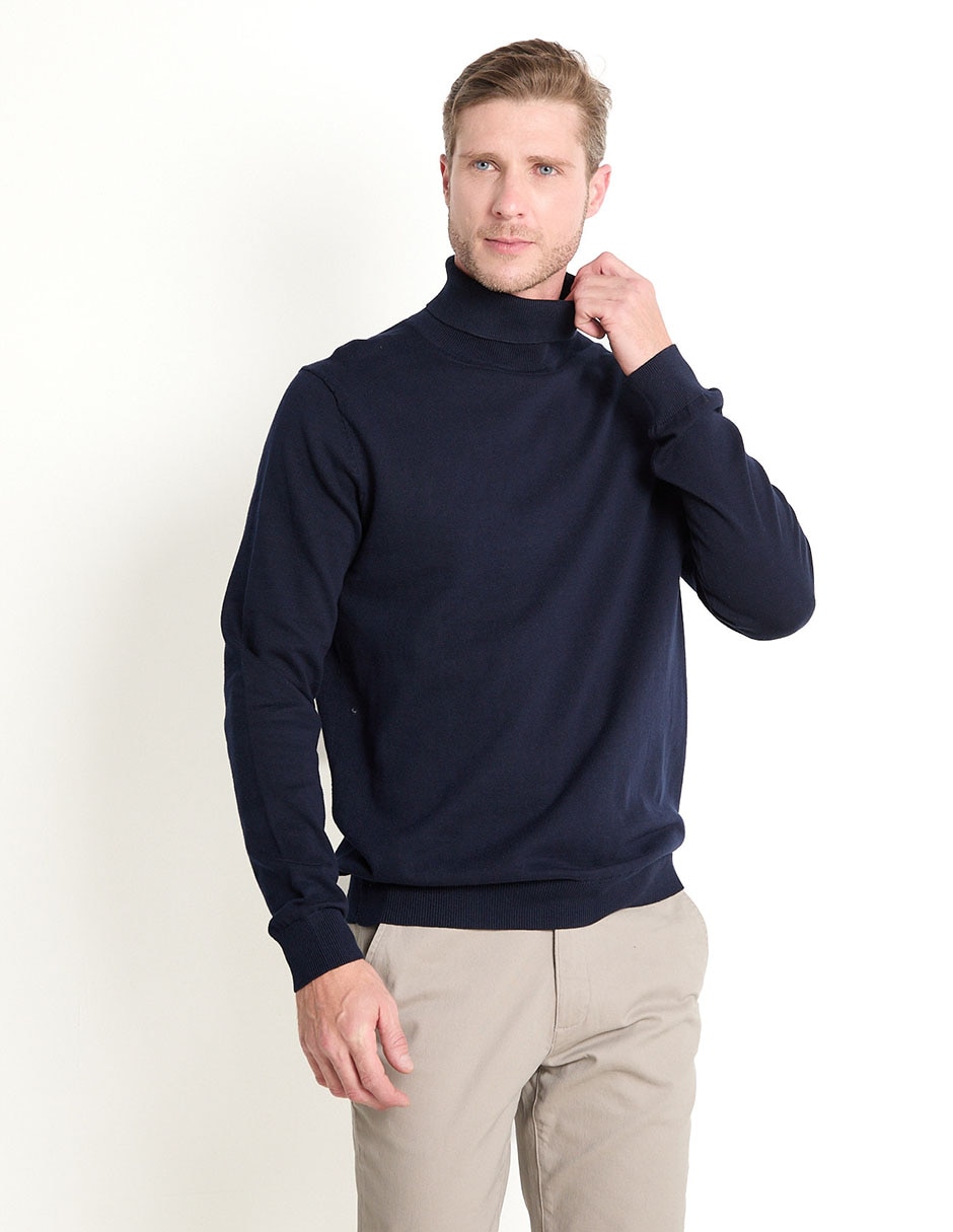 Suéter Atelier cuello tortuga para hombre