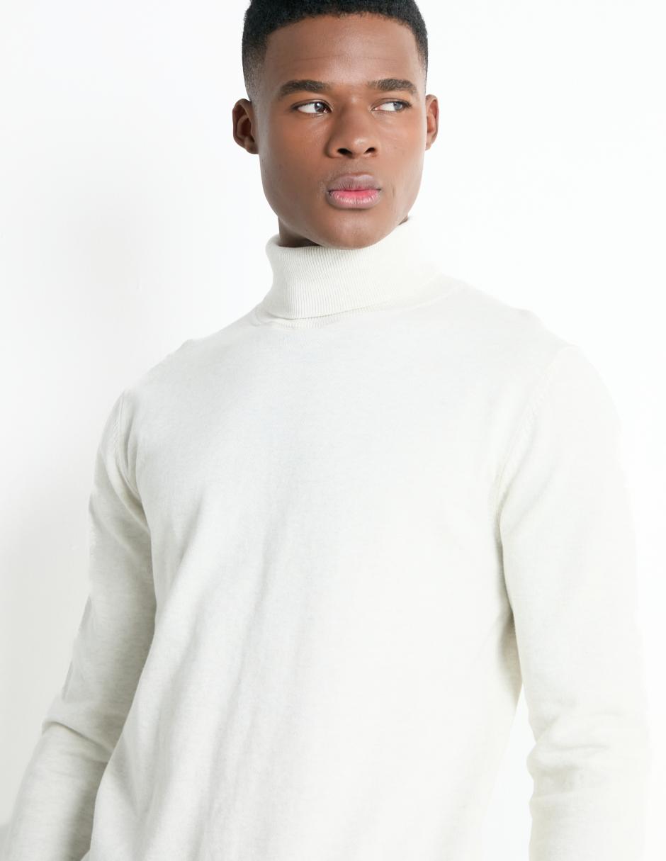 Suéter cuello tortuga para hombre 4