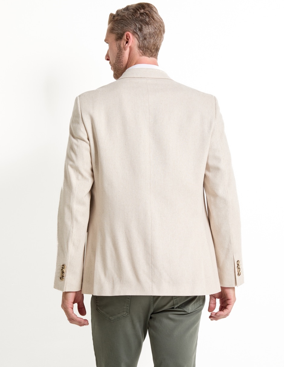 SACO SPORT DANA saco LINO, 42C, BEIGE