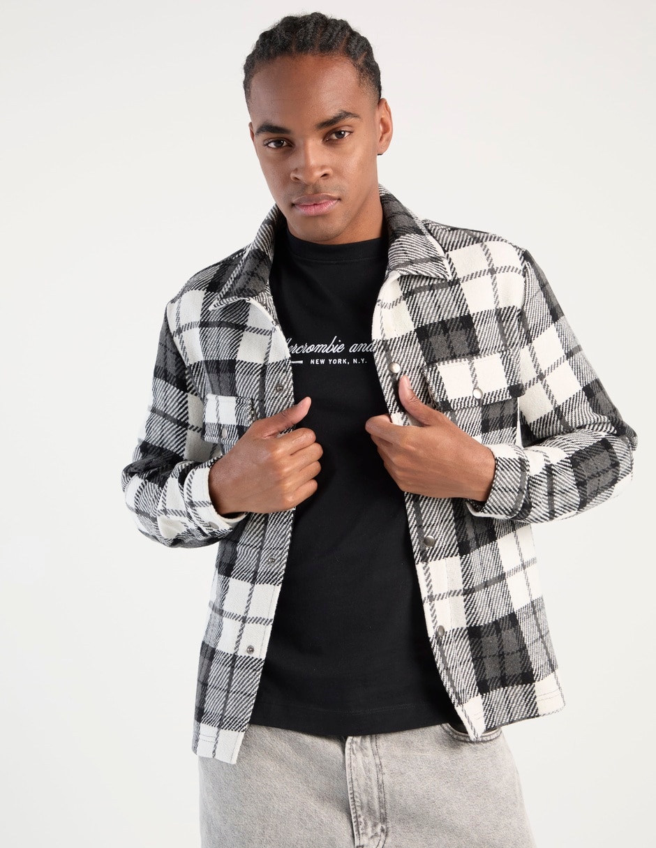 Sobrecamisa casual manga larga para hombre Sobrecamisa casual manga larga para hombre